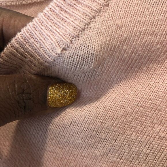 A New Day pink long sleeve sweater size large - Picture 9 of 9